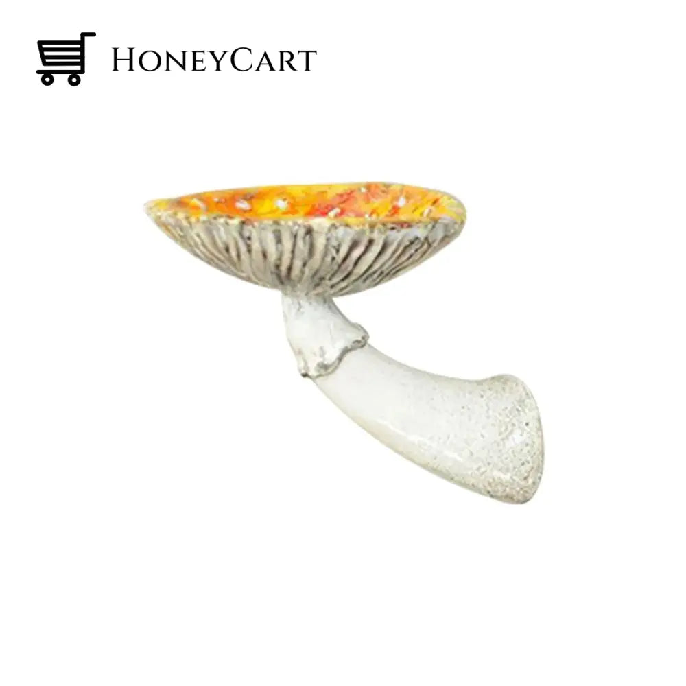 Mushroom Shape Floating Resin Wall Shelf S Decor