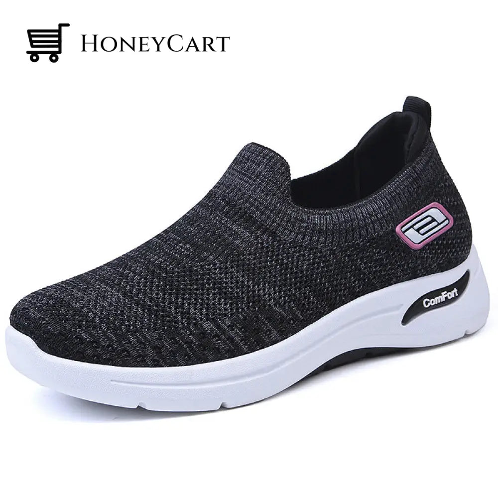New Casual Soft Bottom Socks Sneakers For Women Cj