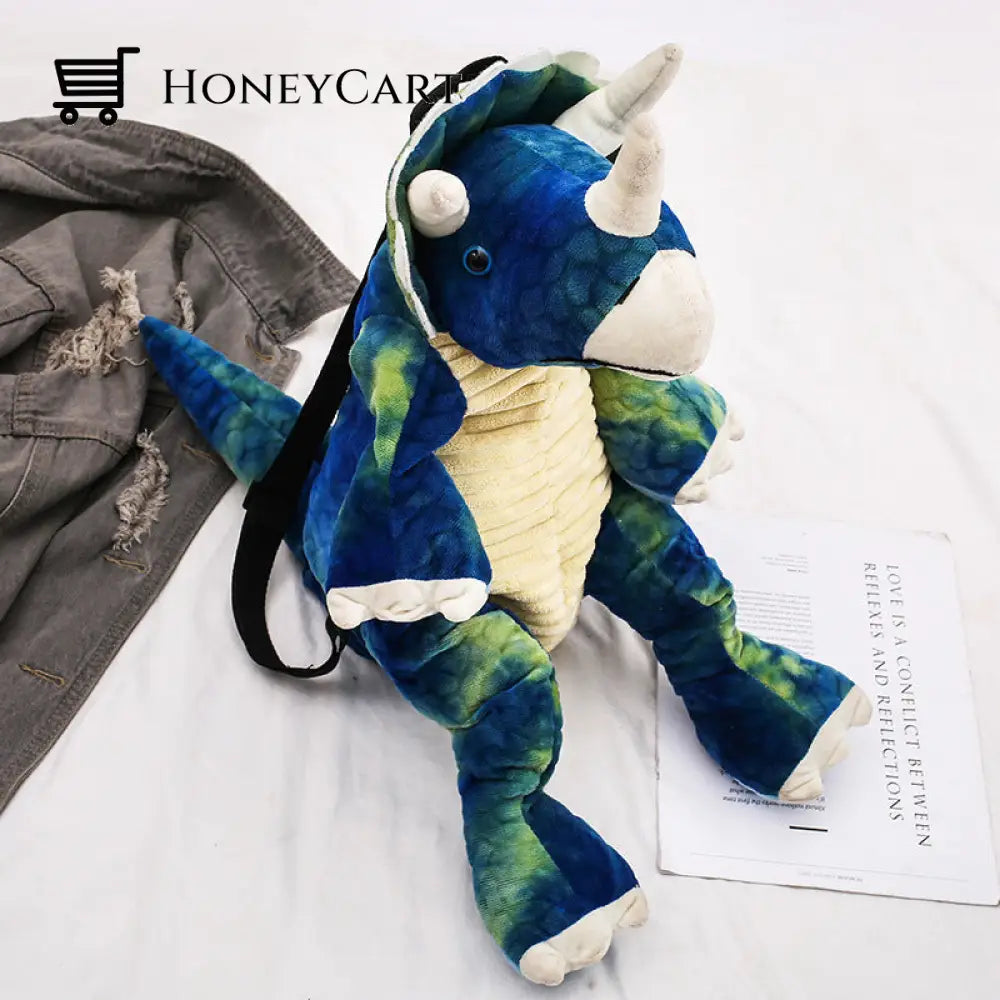 New Dinosaur Backpack Blue