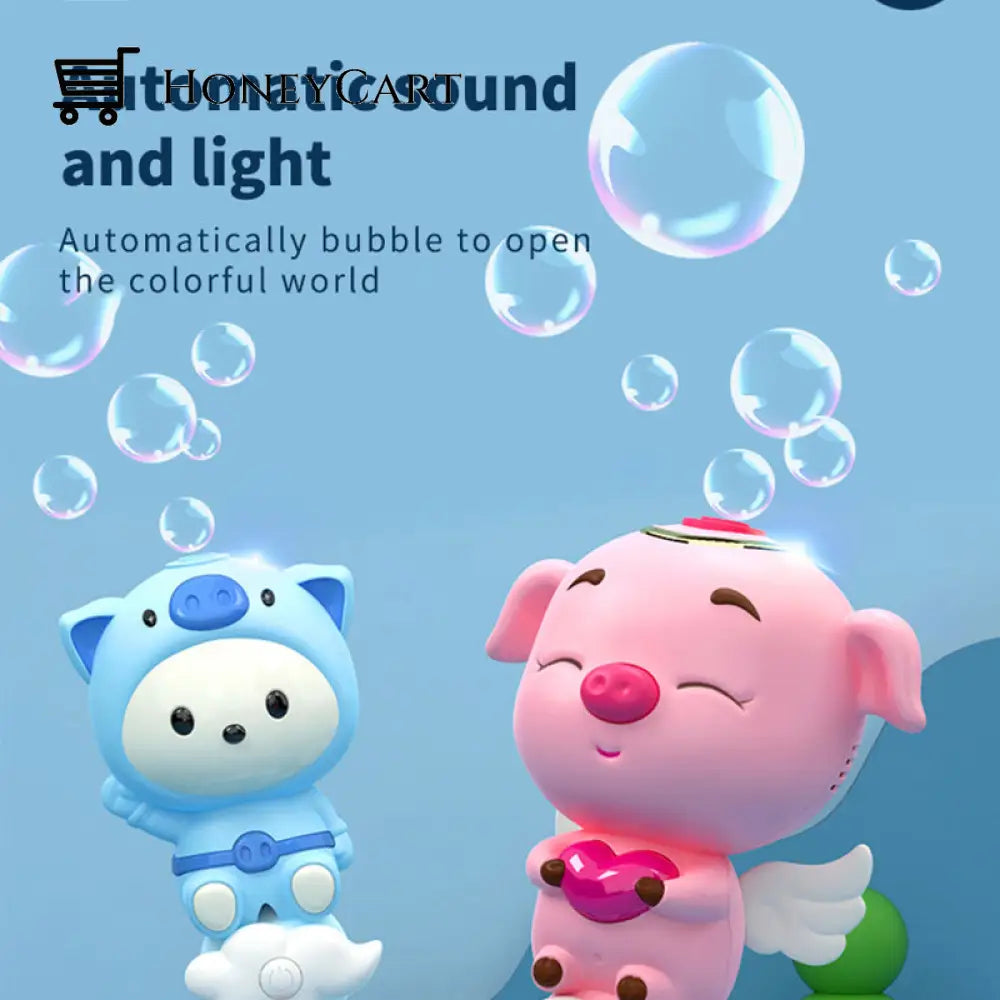 New Kids Cute Animal Magic Bubble Machine