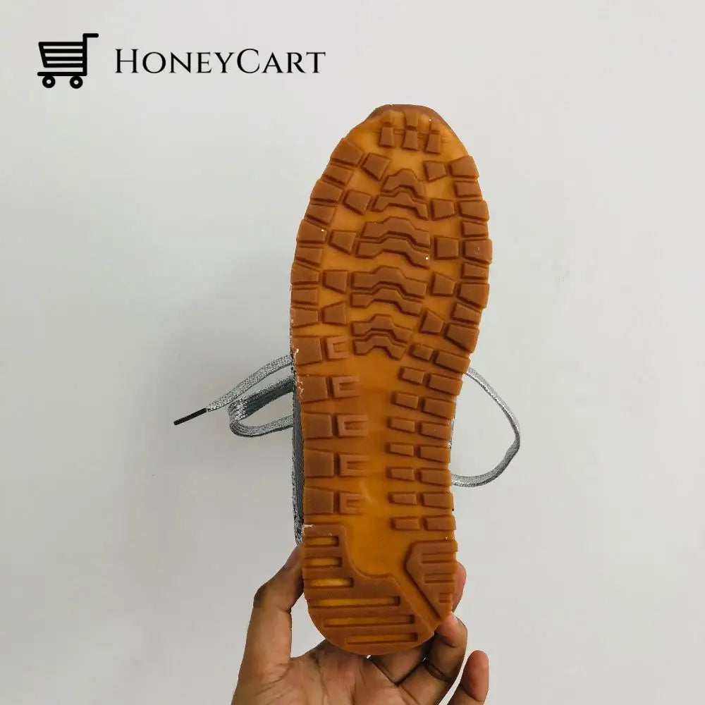 New Style Women S Casual Shoes Thick And Shiny Tool