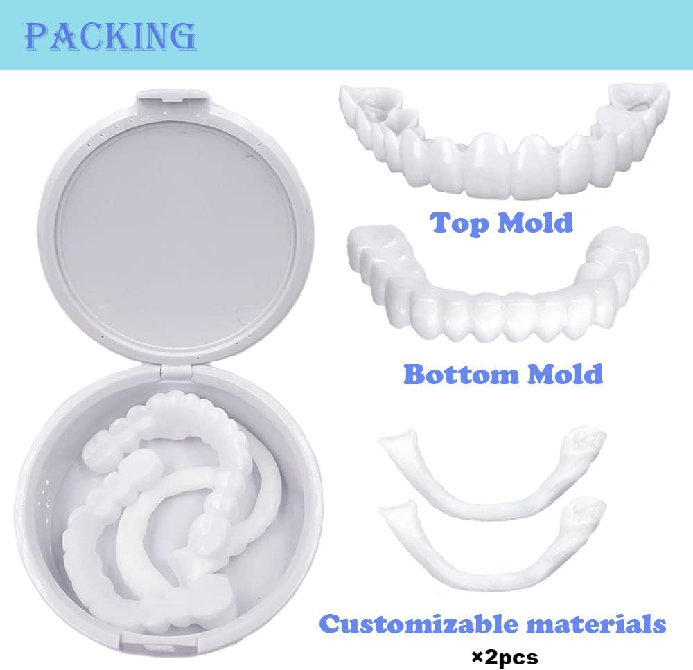 Teeth veneers Instant Cosmetic Veneers (Upper & Lower)