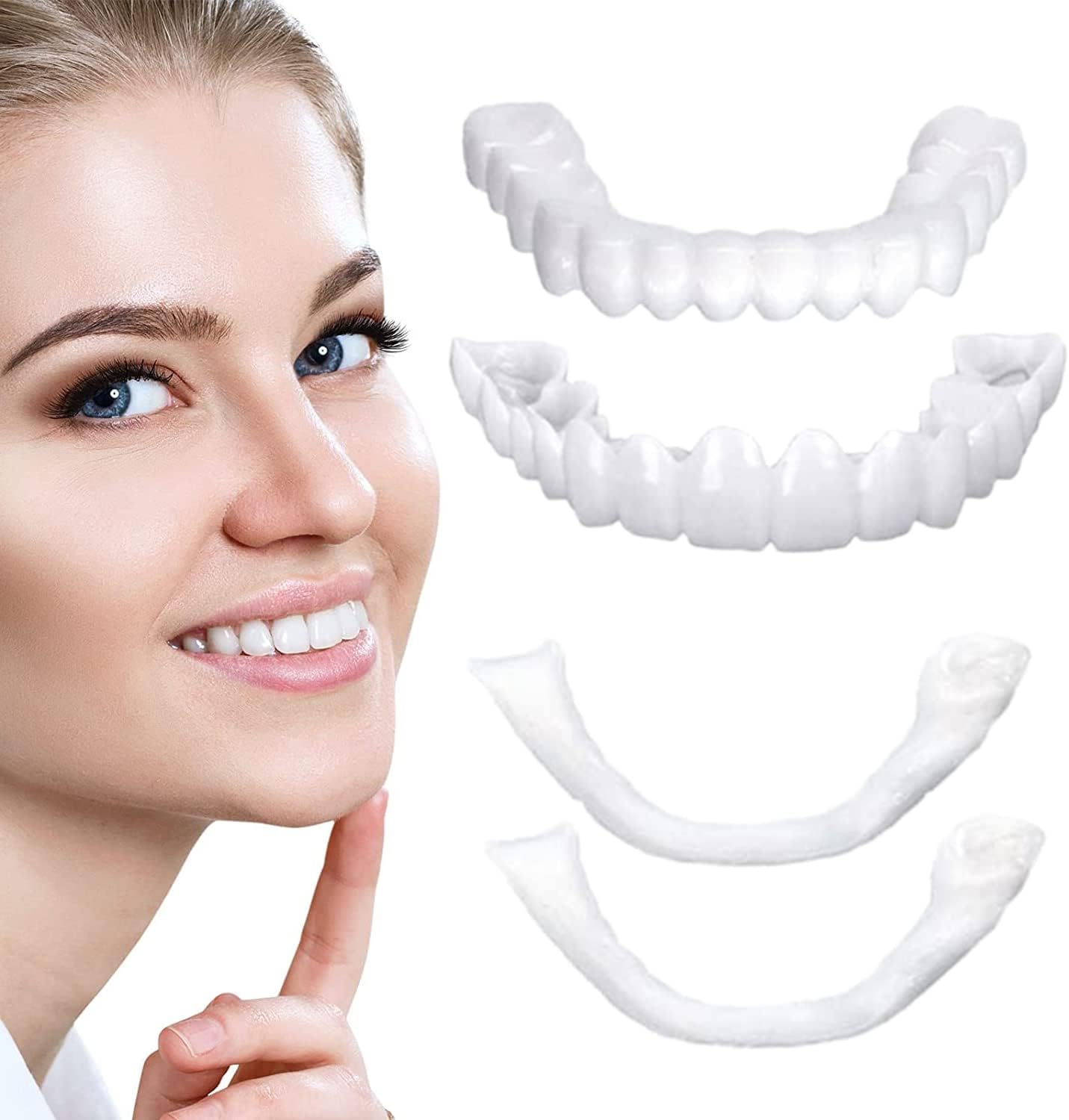 Teeth veneers Instant Cosmetic Veneers (Upper & Lower)