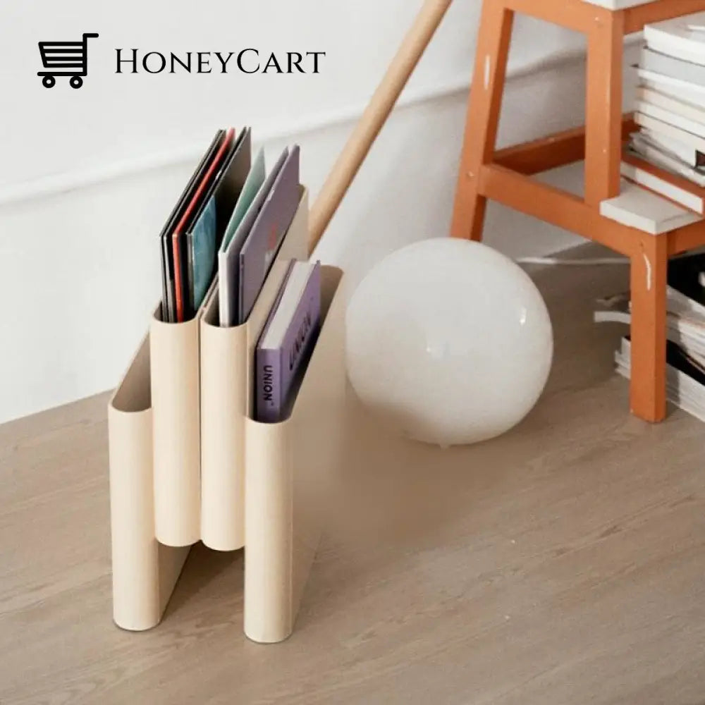 Nordic Magazine Storage Floor Rack & Organization