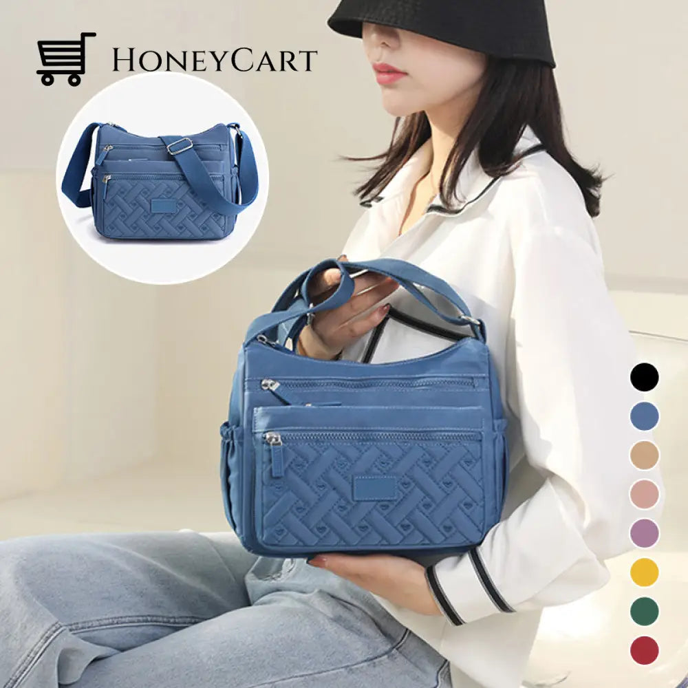 Nylon Shoulder Messenger Bag
