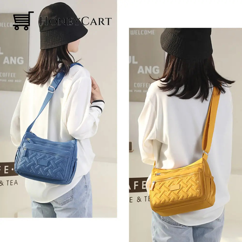 Nylon Shoulder Messenger Bag