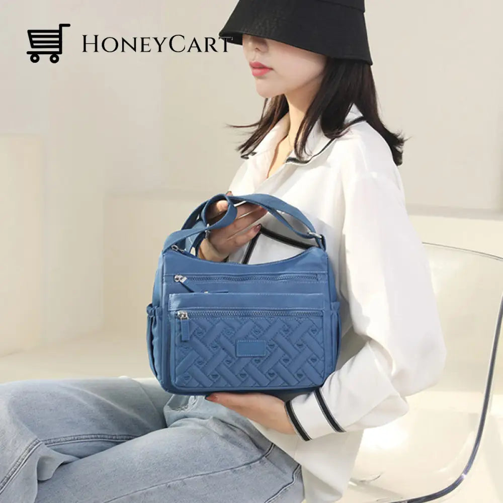 Nylon Shoulder Messenger Bag