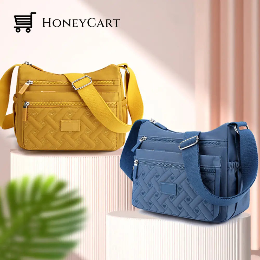 Nylon Shoulder Messenger Bag