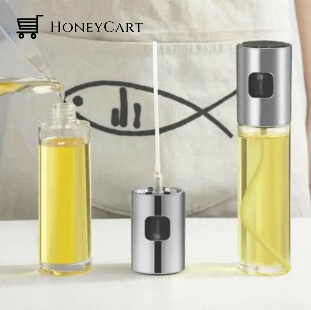 Olive Oil Sprayer Cooking Bbq Vinegar Dispenser Mister Pump Kitchen Bottle 100Ml Amazing Lifehacks