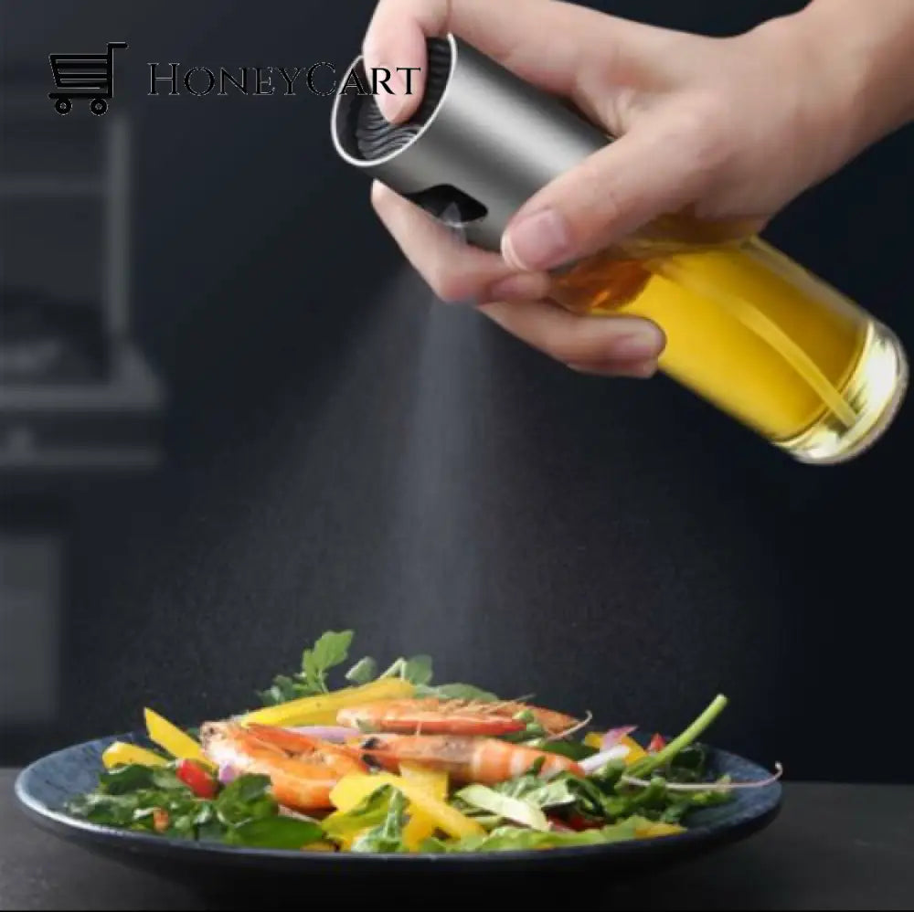 Olive Oil Sprayer Cooking Bbq Vinegar Dispenser Mister Pump Kitchen Bottle 100Ml Amazing Lifehacks