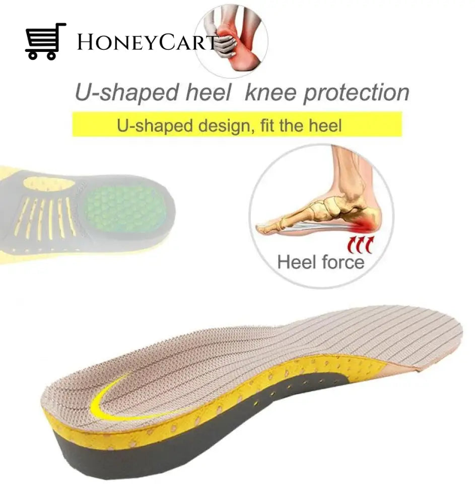 Orthopedic Insoles With Arch Support For Bunions And Flat Feet