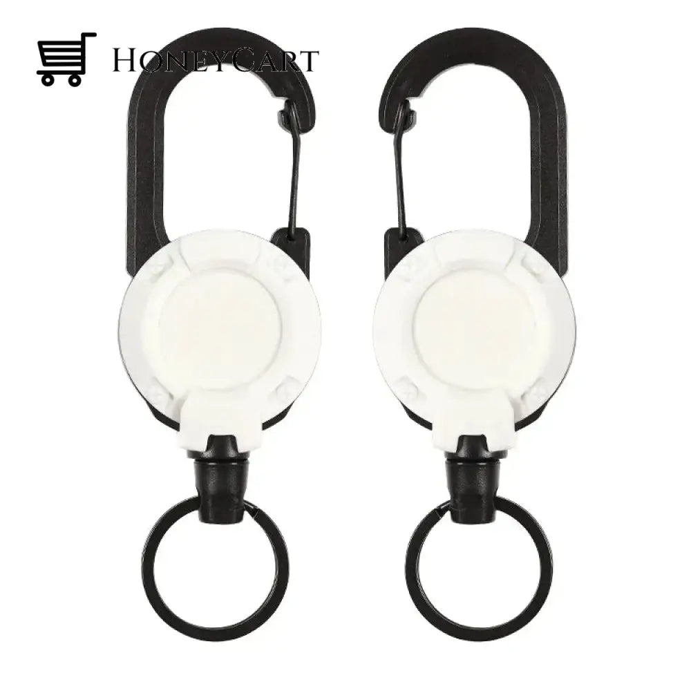 Outdoor Automatic Retractable Wire Rope Luya Tactical Keychain Tool