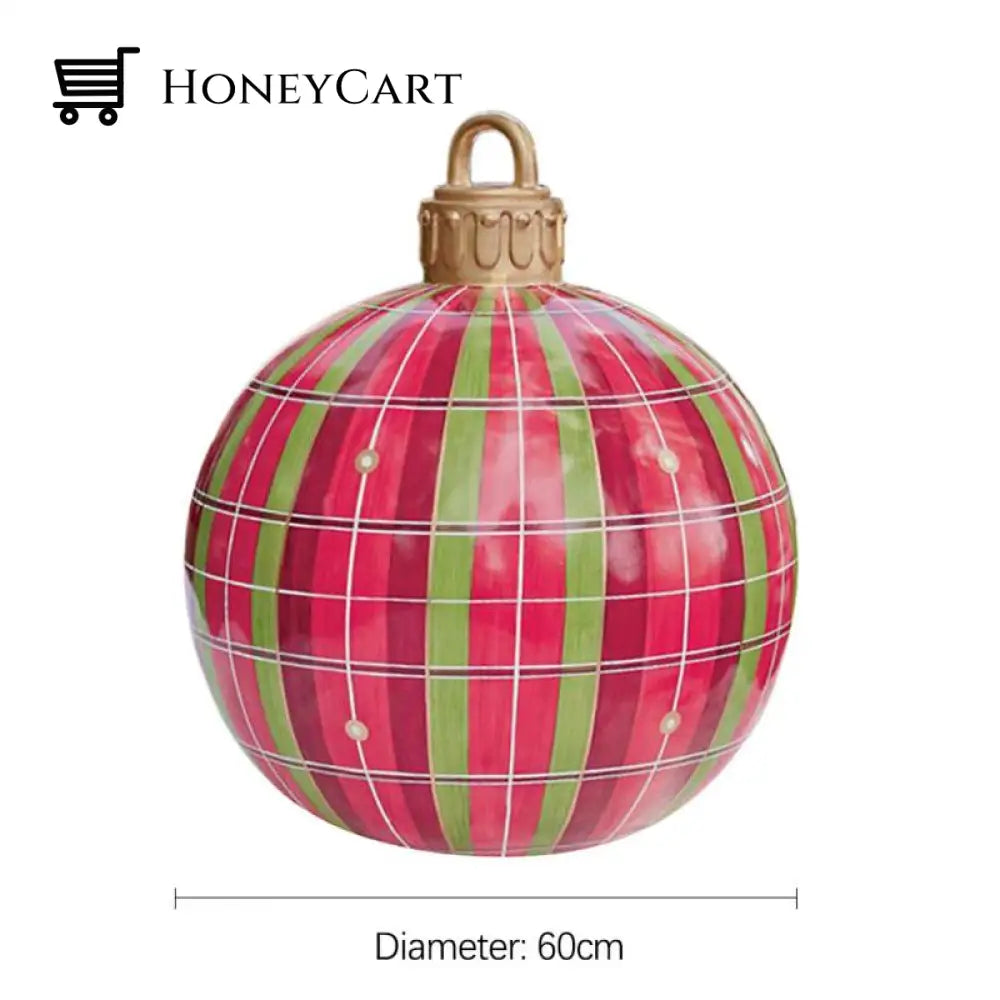 Outdoor Christmas Pvc Inflatable Decorated Ball