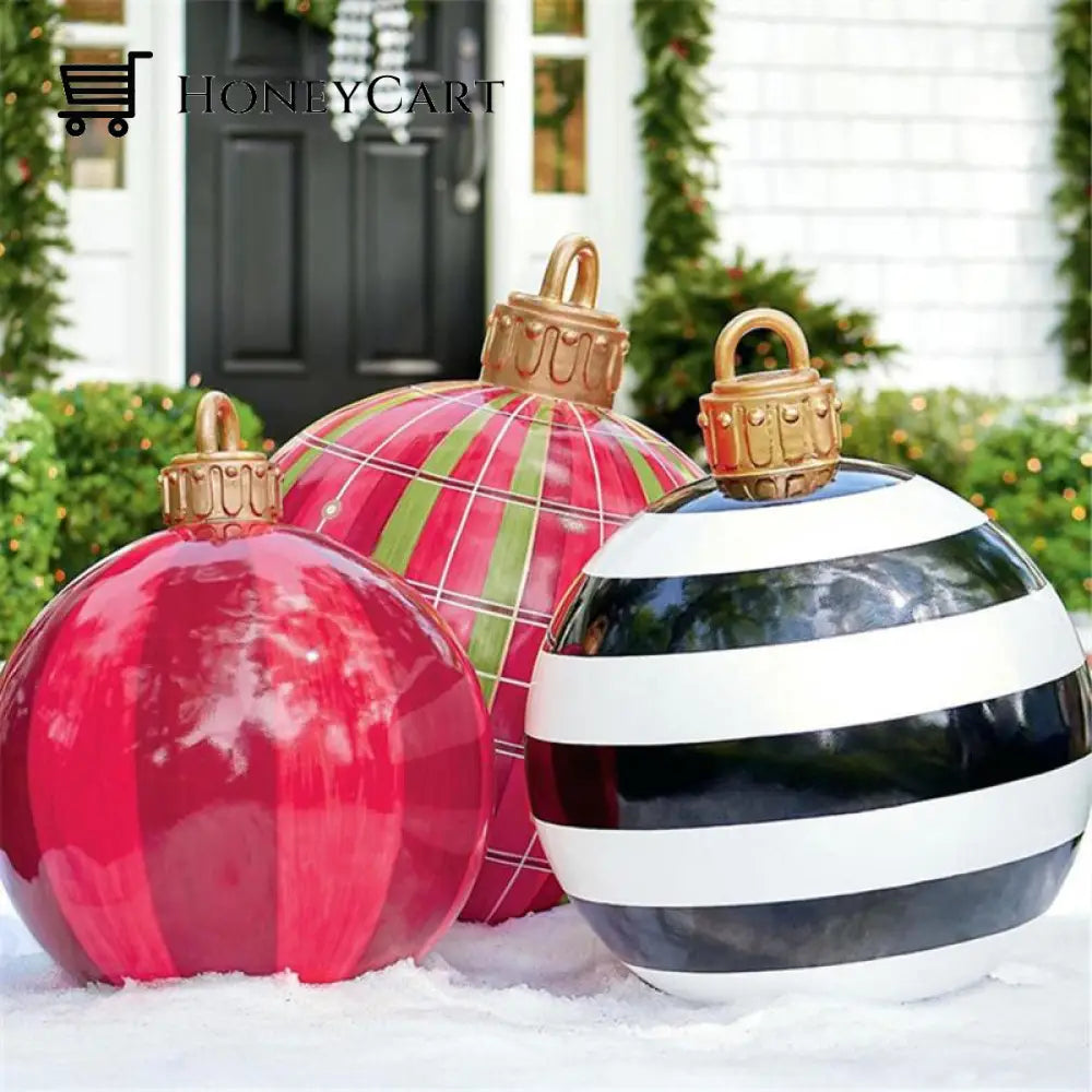 Outdoor Christmas Pvc Inflatable Decorated Ball