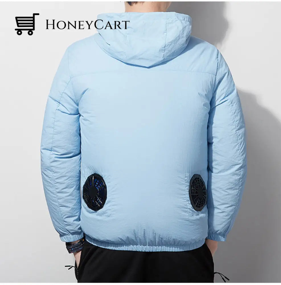 Outdoor Summer Cooling Fan Jacket Coats & Jackets