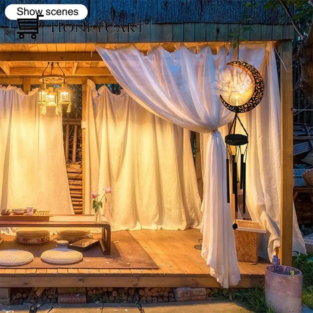 Outdoor Wind Chimes Solar Lights