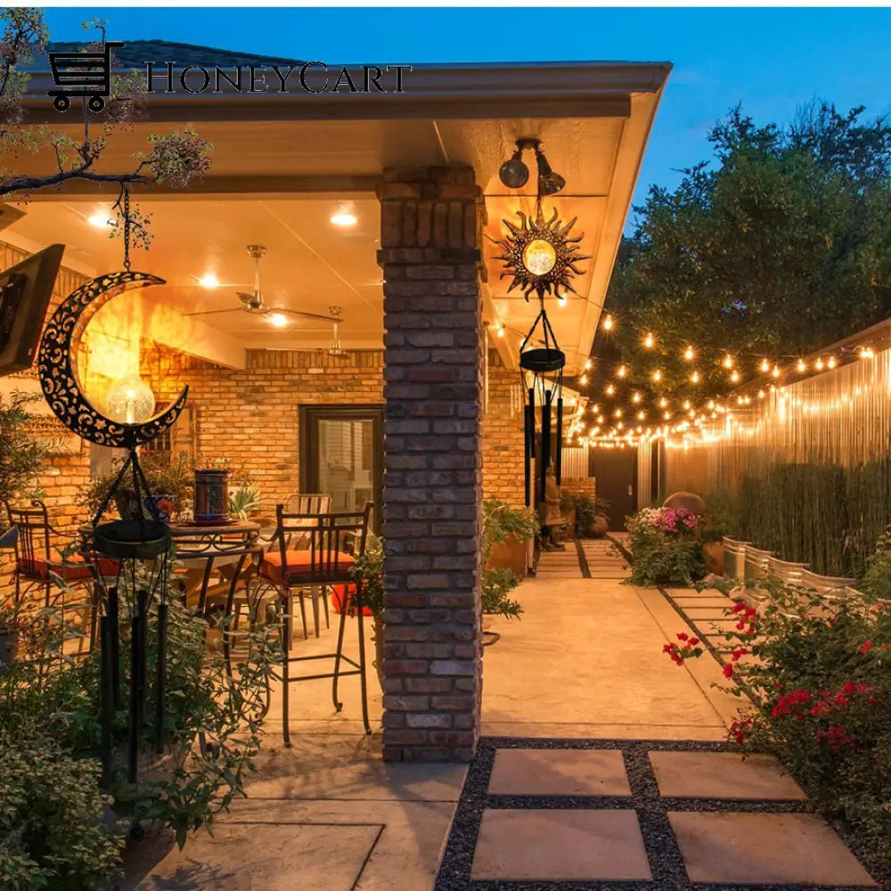 Outdoor Wind Chimes Solar Lights