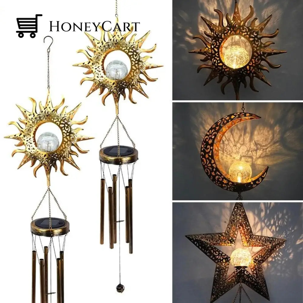 Outdoor Wind Chimes Solar Lights