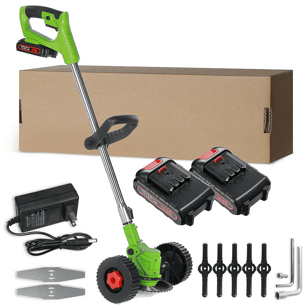 Electric Cordless Lawn Grass Weed Wacker Edge Trimmer