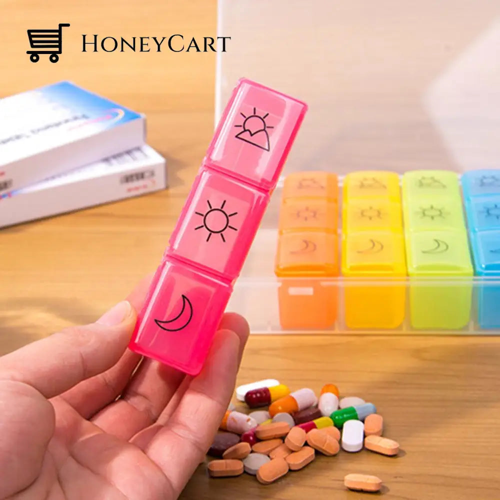 Pill Storage Box Plastic