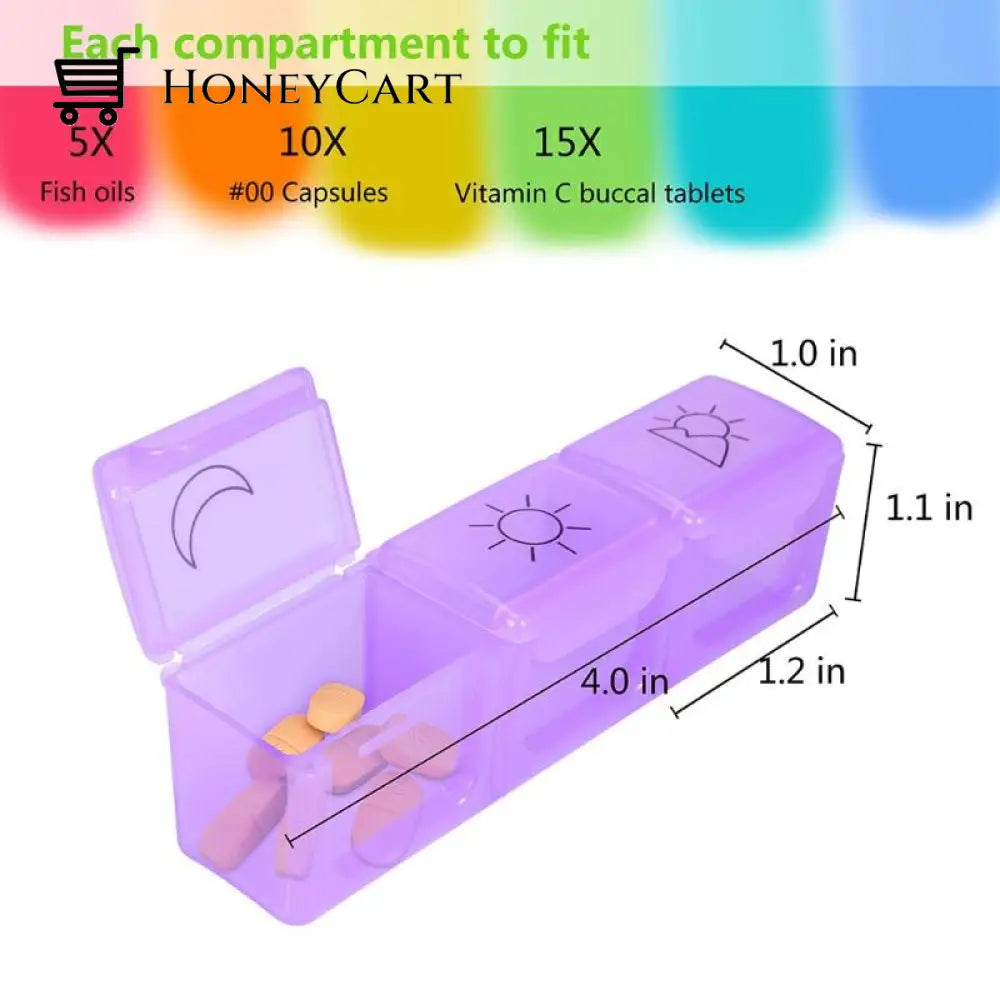 Pill Storage Box Plastic