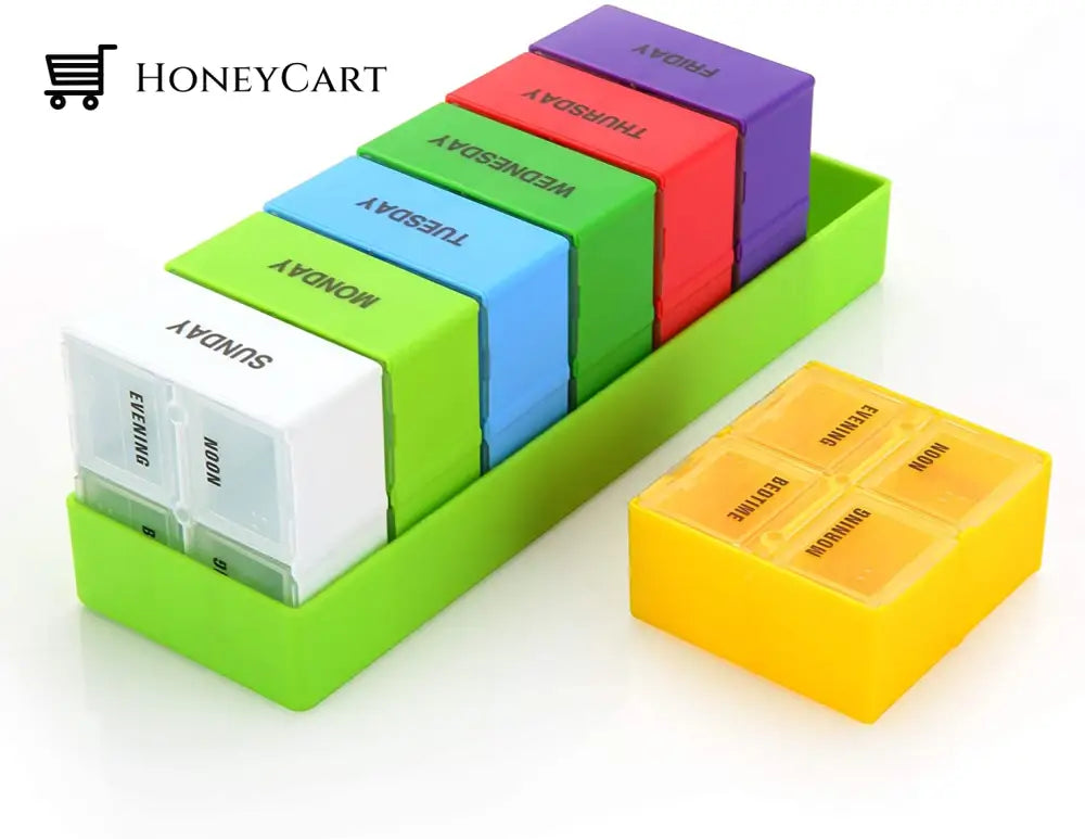 Pill Storage Box Plastic