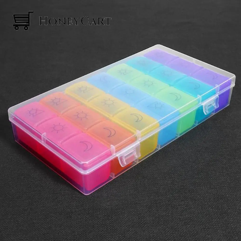 Pill Storage Box Plastic