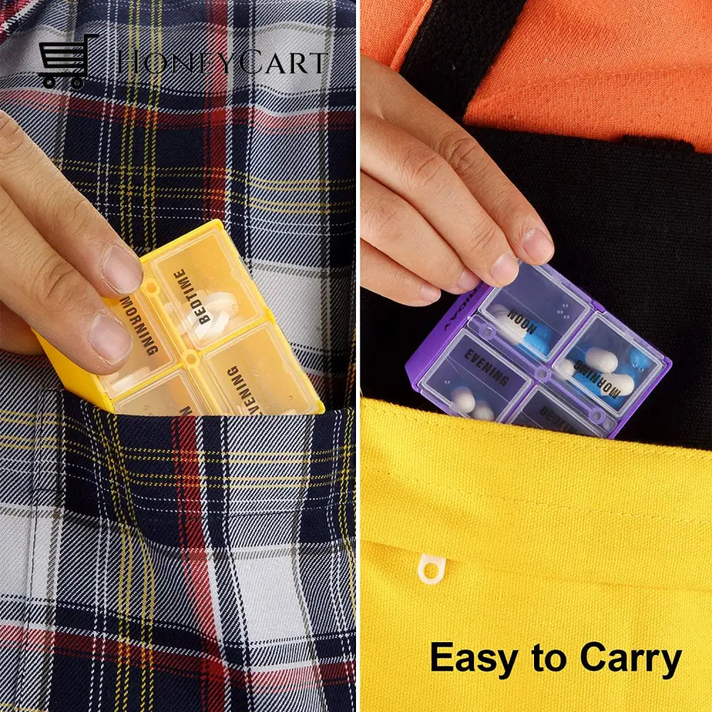 Pill Storage Box Plastic