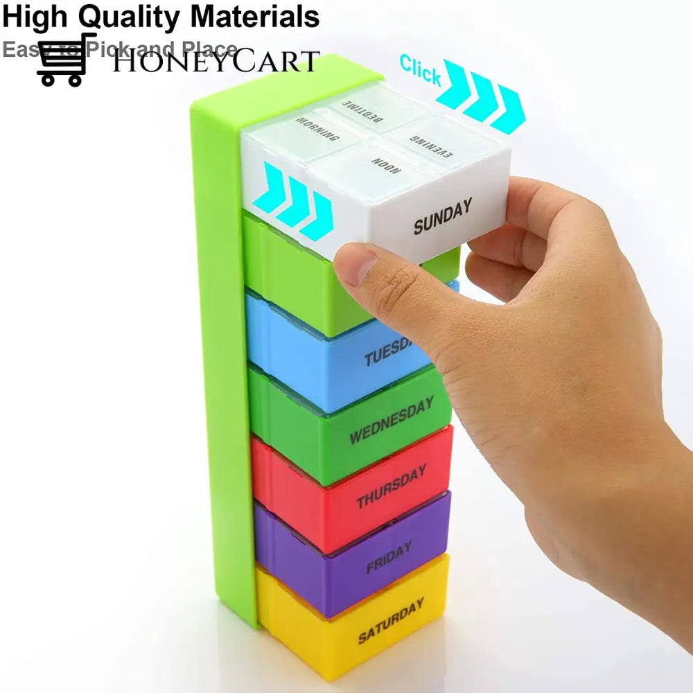 Pill Storage Box Plastic