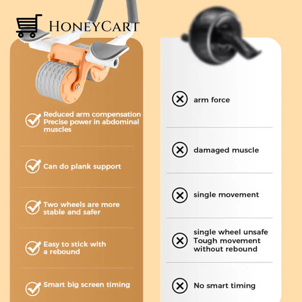 Plank Ab Roller Wheel For Core Trainer