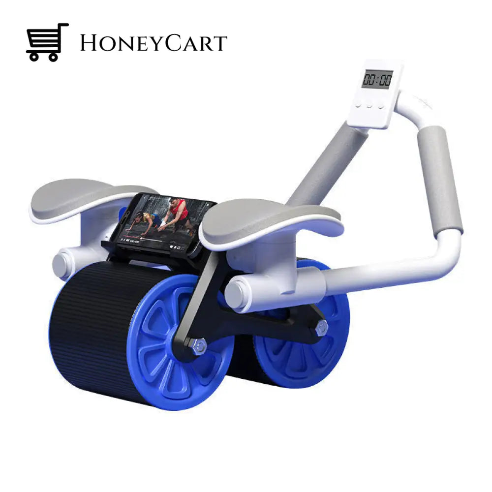 Plank Ab Roller Wheel For Core Trainer Blue