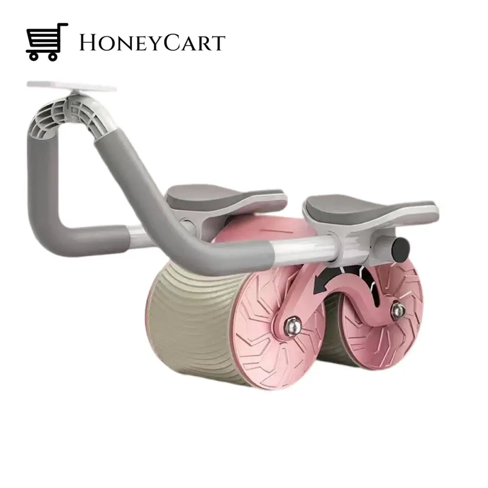 Plank Ab Roller Wheel For Core Trainer Pink