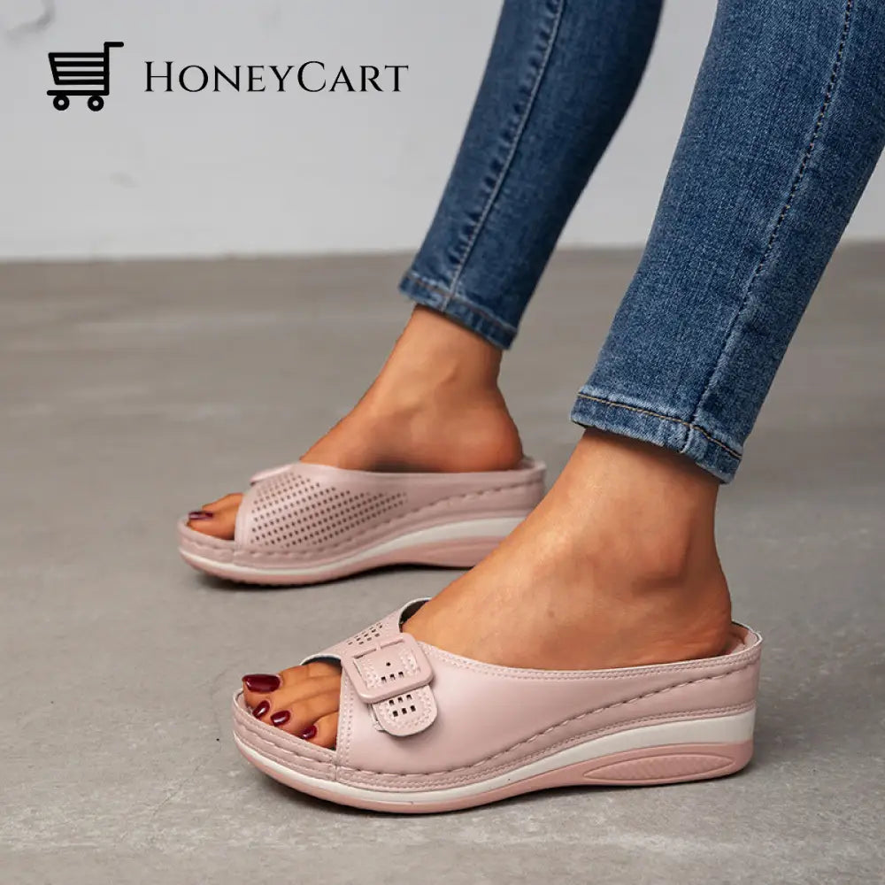 Platform Sandals With Wedge Heels