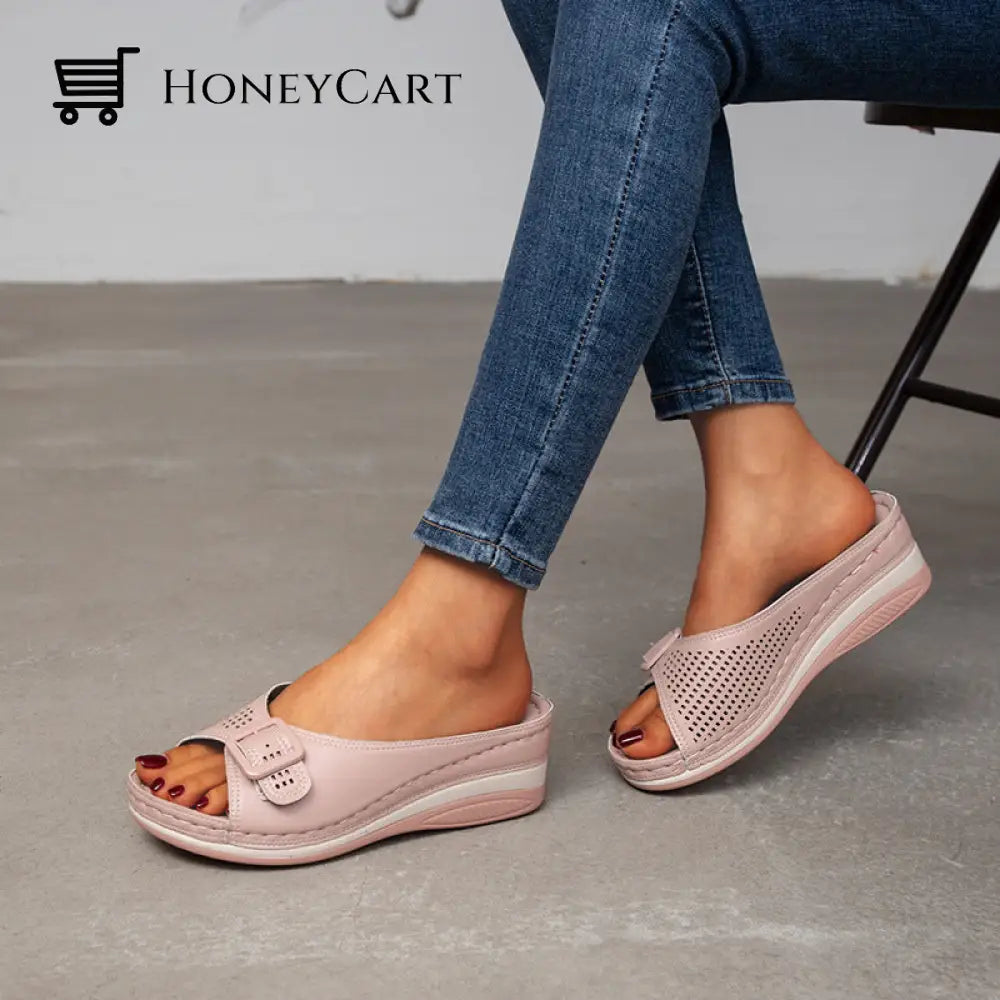 Platform Sandals With Wedge Heels