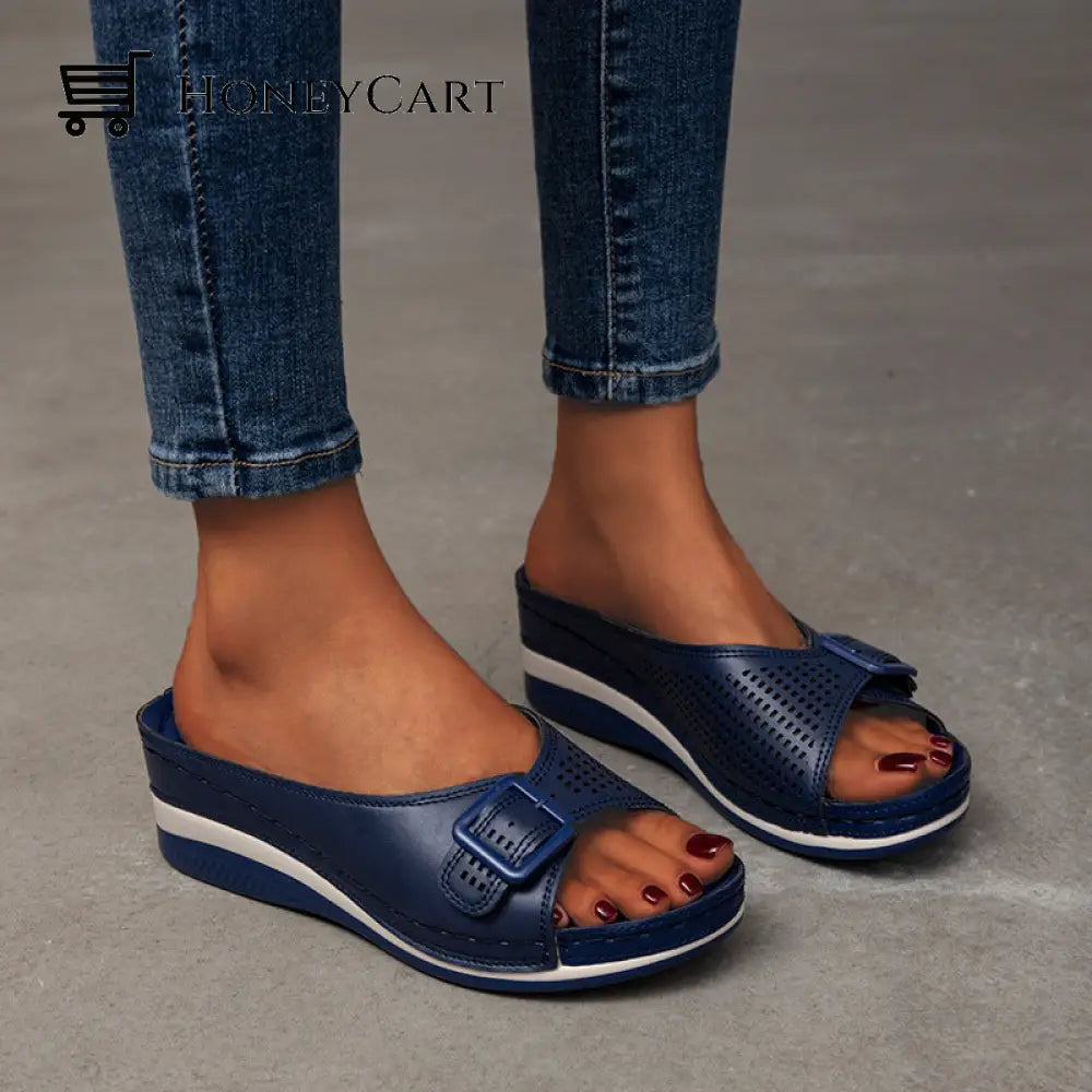 Platform Sandals With Wedge Heels