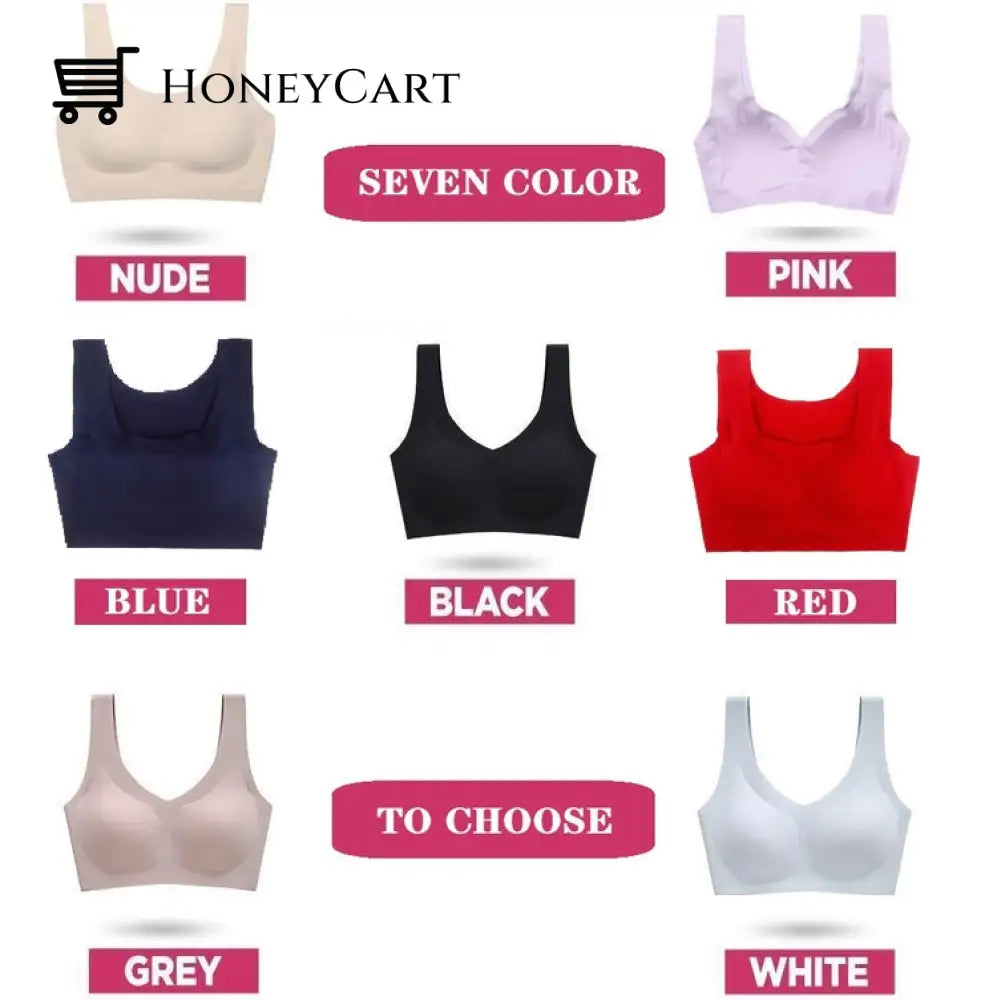 Plus Size Ice Silk Comfort Bra (Mothers Day Deals
