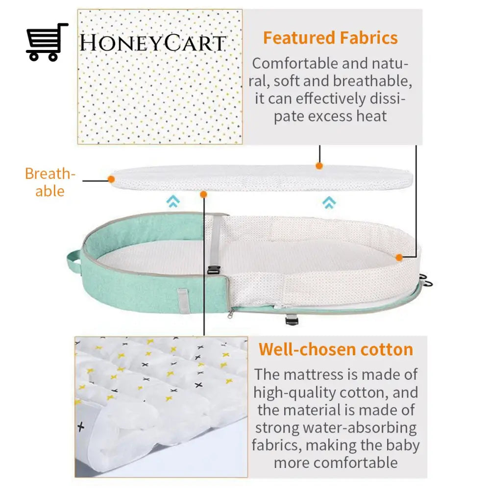 Portable Baby Bed Crib