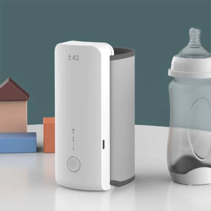 Portable Baby Bottle Warmer - Rechargeable 6 Levels Adjustment Baby Bottle Heater