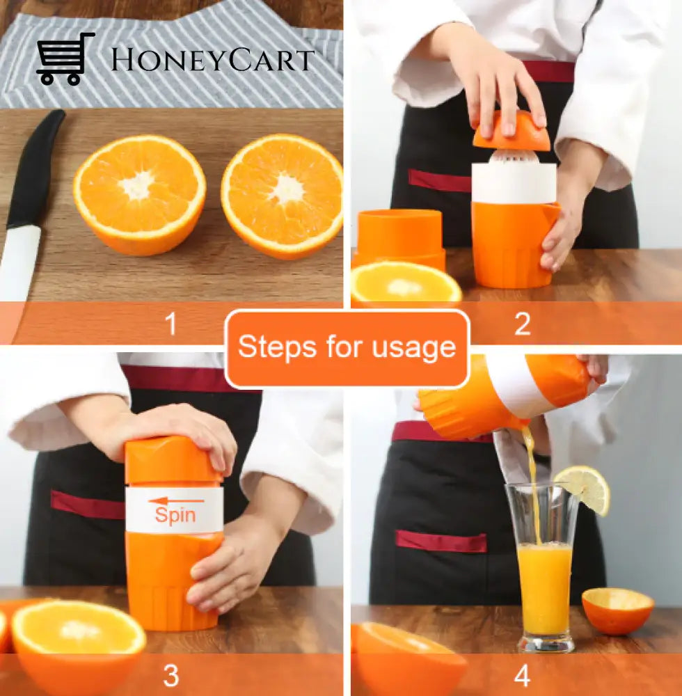 Portable Manual Juicer Fruit Squeezer Home & Garden