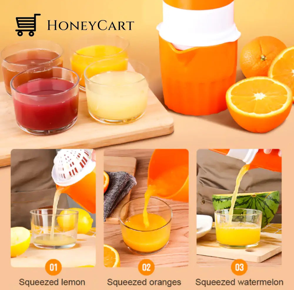 Portable Manual Juicer Fruit Squeezer Home & Garden