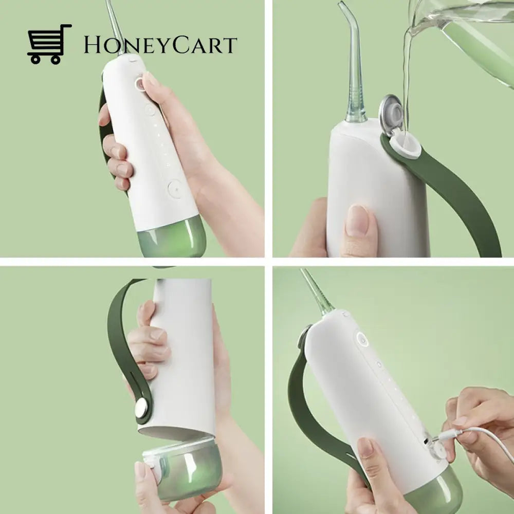 Portable Mouth Cleaner Water Flosser Dental Floss