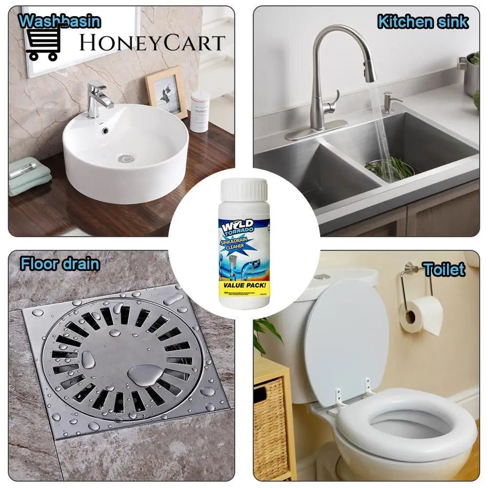 Powerful Sink & Drain Cleaner Cleaning