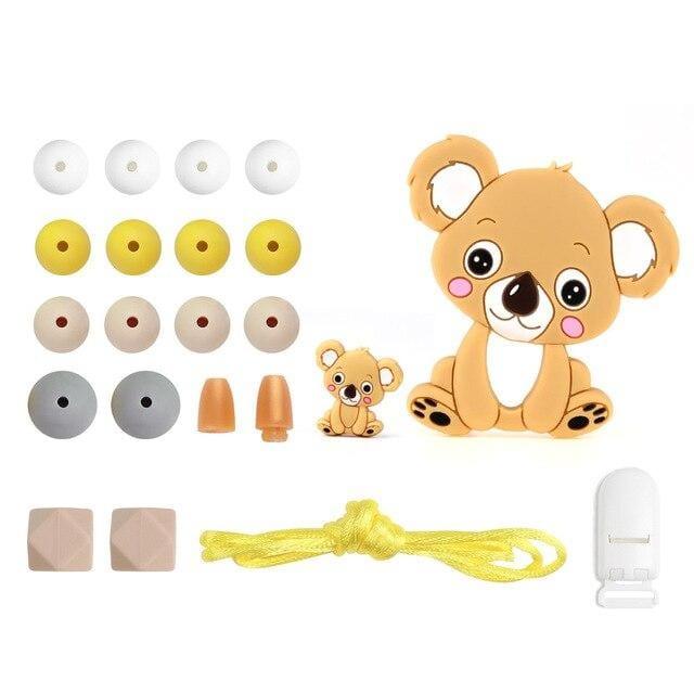 Silicone Teether Beads Set