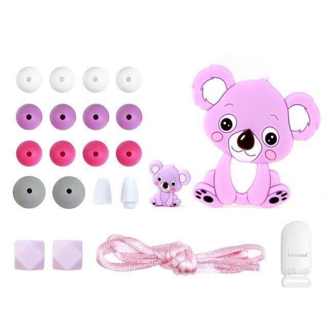 Silicone Teether Beads Set