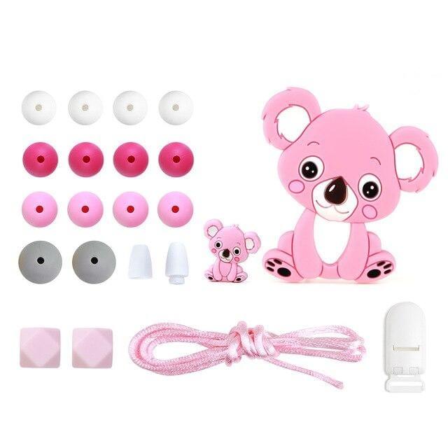 Silicone Teether Beads Set