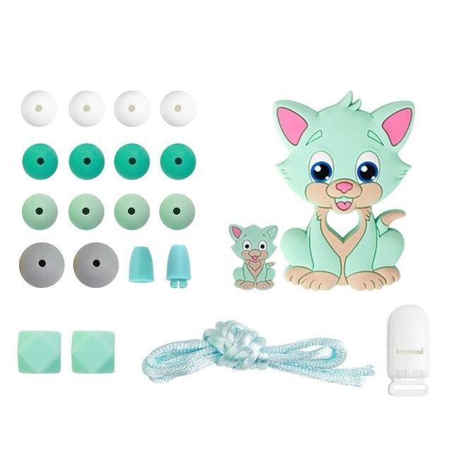 Silicone Teether Beads Set