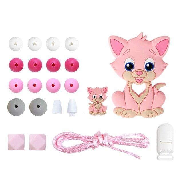 Silicone Teether Beads Set