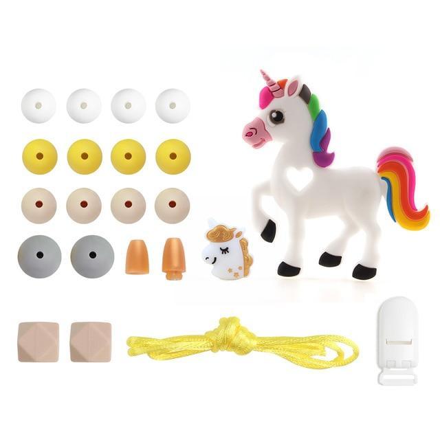 Silicone Teether Beads Set