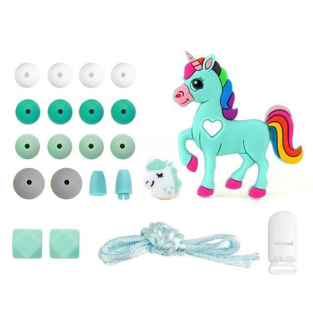 Silicone Teether Beads Set