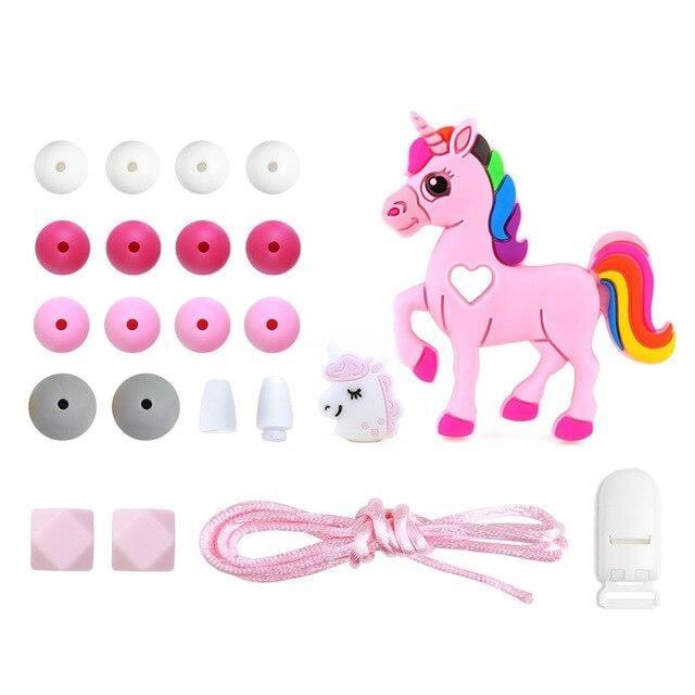 Silicone Teether Beads Set